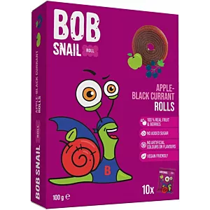 Bob Snail przekąska jabłko-czarna porzeczka 100g