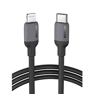 Kabel USB-C do Lightning UGREEN US387, 1m (czarny)