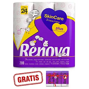 Papier Toaletowy Renova Skin Care Plus 24R +gratis