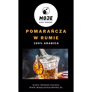 Kawa smakowa Pomarańcza w Rumie 1000g zmielona