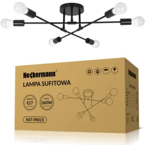 Lampa sufitowa wisząca LED Heckermann NST-P8023 (bez żarówek)