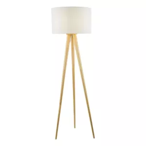 Lampa Podłogowa Ivor Tripod Floor Lamp Light Oak Base Only