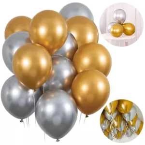 Balony metaliczne na ślub, urodziny Balon 100szt Zestaw