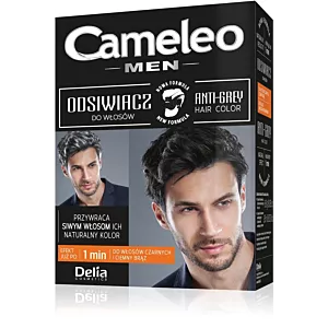 DELIA Odsiwiacz dla mężczyzn do włosów czarnych i ciemny brąz CAMELEO MEN 6g