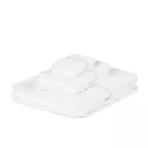 Komplet ręczników JUPITER białych 100x150+50x100+30x50 cm GIPANOLAR