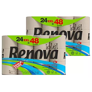 2x Papier toaletowy Renova Ole! 24 rolki