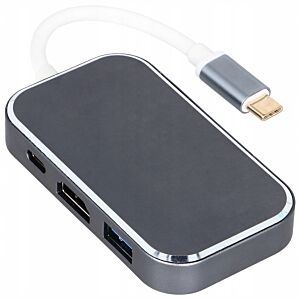 ADAPTER USB C - HDMI+HUB 3xUSB 3.0 PD 5w1 MacBook