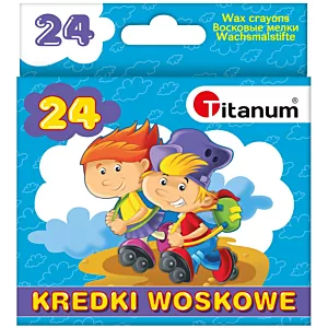 Kredki świecowe Titanum 24 szt.