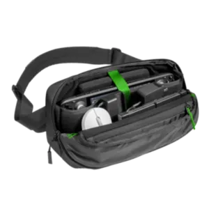 YAXO Torba na ramię do konsoli TOHONO do ROG XBOX Ally/Legion GO/Steam Deck/NS/NS2 Techno Black