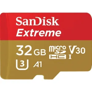 KARTA SANDISK EXTREME microSDHC 32 GB 100/60 MB/s A1 C10 V30 UHS-I U3 - GoPro