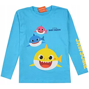BABY SHARK BLUZKA bawełna DŁUGI RĘKAW bluzeczka t-shirt licencja 98 E37T