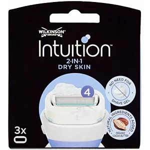 Wkłady WILKINSON Intuition Dry skin 3 szt