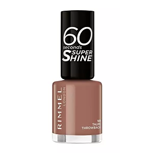 Brązowy lakier do paznokci 60 seconds 101 Taupe Throwback Rimmel 8 ml