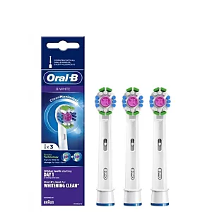 Oryginalne końcówki do szczoteczki Oral-B EB18 3D White Maximiser 3 szt