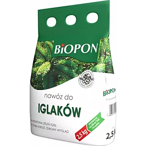 BIOPON Nawóz do iglaków 2,5kg Odżywka Preparat