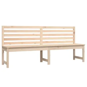 Ławka ogrodowa, 201,5 cm, lite drewno sosnowe