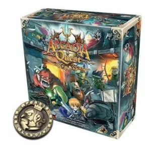 NA_ZAMÓWIENIE Zestaw 70 Metalowych Monet do Gry Arcadia Quest