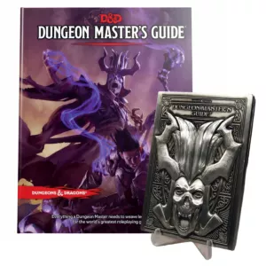 Zestaw Podręcznik DND Dungeon Masters Guide + Metalowa Sztabka Ingot Masters Guide Limited Edition ENG