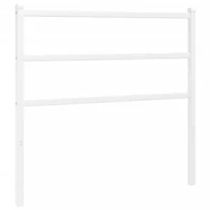 Metalowe wezgłowie, białe, 100 cm