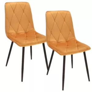 2 x Krzesło PIADO żółte (zestaw nogi + śruby)