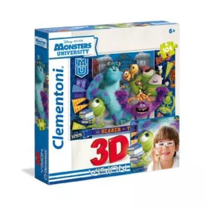 CLEMENTONI 20079 Puzzle 104 3D Monsters Universit