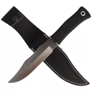 Nóż Taktyczny Muela 21733G Black Rubber Bowie X50CrMoV15 z Etui