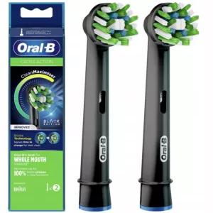 2x Końcówka ORAL-B EB50BRB Cross Action CleanMaximiser Black