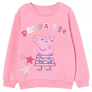 BLUZA bawełna róż groszki ŚWINKA PEPPA 104 R005E