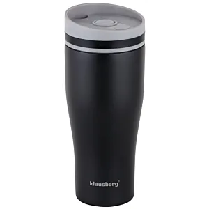 KUBEK TERMICZNY 380ML KLAUSBERG CZARNY KB-7617