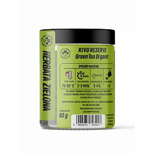 HERBATA GREEN TEA KIVU ORGANIC FOP 60 g