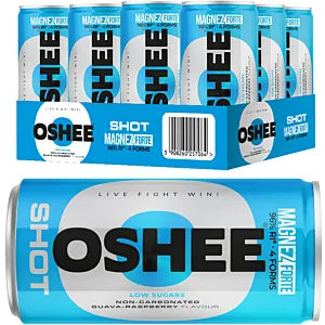 12x OSHEE PRO Shot Magnez  guawa - malina 200ml