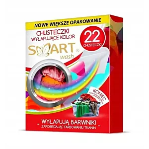 Chusteczki do prania wyłapujące kolory Smart Wash 22szt.