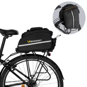 Wozinsky pojemna torba sakwa na rower na bagażnik 35L