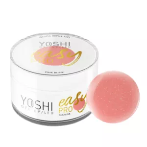 YOSHI Żel budujący do paznokci  Easy PRO - PINK BLINK - 15ml