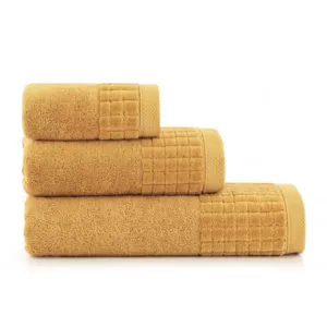 Komplet ręczników Paulo 3 AB 30x50 50x100 70x140 żółty
