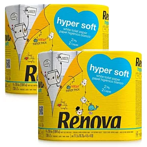 2x Papier toaletowy Renova Hyper Soft 4R