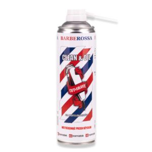 Barberossa Clean&Oil Spray do konserwacji i dezynfekcji maszynek, 500ml