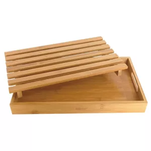 Deska do krojenia z tacą, bambus KINGHoff