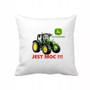 Poduszka na prezent JOHN DEERE JEST MOC 40x40 cm