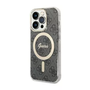 Guess 4G MagSafe - Etui iPhone 15 Pro (czarny)