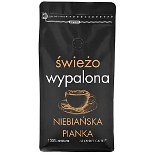 Kawa ziarnista Yankee Caffee 1kg, 100% ARABICA - ŚWIEŻO PALONA Z PIANKĄ