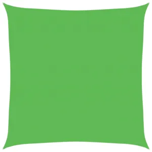 Żagiel przeciwsłoneczny, 160 g/m², jasnozielony, 7x7 m, HDPE