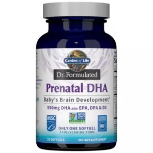 GARDEN OF LIFE Dr. Formulated Prenatal DHA - Baby Brain Development (30kaps.)