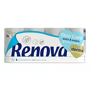 Papier toaletowy Renova Skin Care Derma 8R