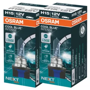 Białe żarówki H15 OSRAM Cool Blue Intense 3700K