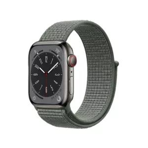 Crong Nylon - Pasek sportowy do Apple Watch 42/44/45/49 mm (Military Green)