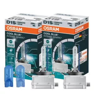 Żarówki D1S OSRAM Cool Blue Intense 6200K + W5W