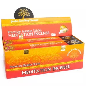 Kadzidełka Kadzidła Golden Tree Nag Champa - MEDYTACJA - 12 szt