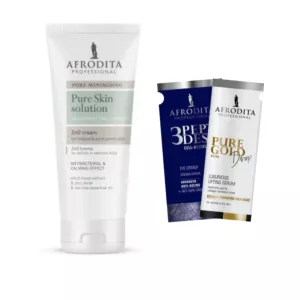 Afrodita Pure Skin Solution ZnO Krem Do Twarzy + 2 Próbki