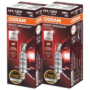 Mocne żarówki H1 OSRAM Night Breaker Silver +100%